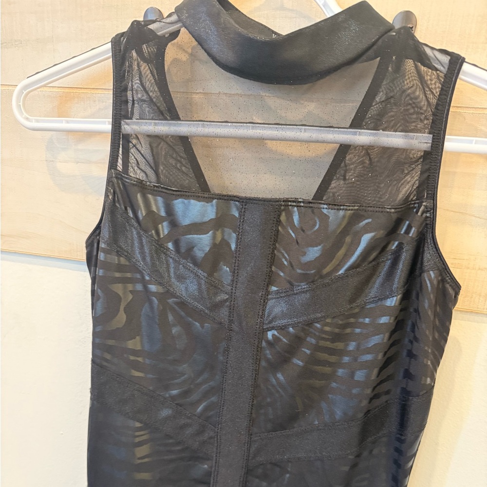 Revolution Dancewear Unsteady black contemporary dance costume, Medium Adult - Picture 8 of 9